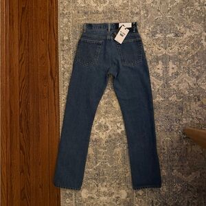 Re/Done Classic Indigo Straight Leg Jeans
